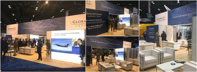 nbaa 2016 global jet capital booth collage