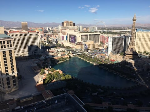 las vegas city view