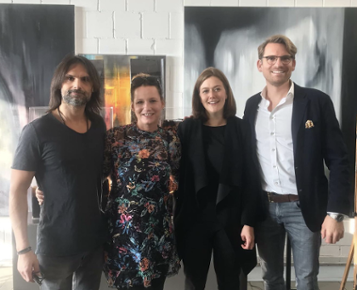 Global Jet's Alex Asche at Art Dusseldorf 2018