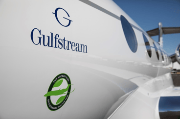 gulfstream jet using SAF