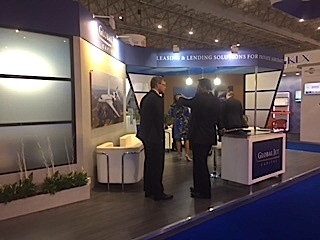 global jet capital booth at 2015 dubai airshow